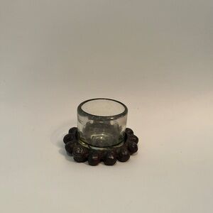 Taza Balin Votive by Jan Barbaglio,Rustic Glass Candle Holder